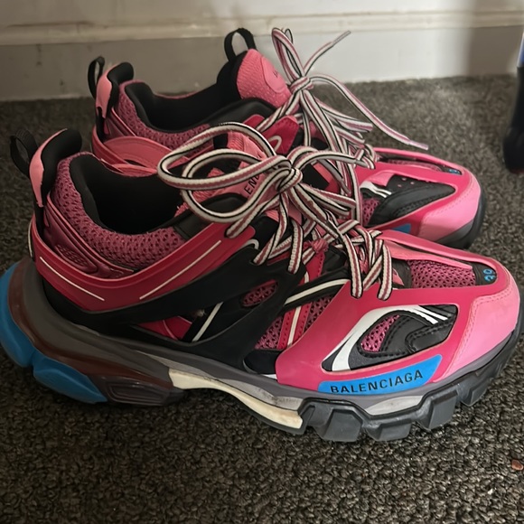 Pink Balenciaga track sneakers LIKE NEW - Picture 2 of 4